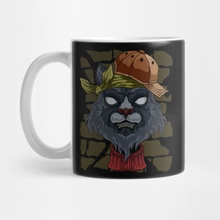 fashion cat street art Mug